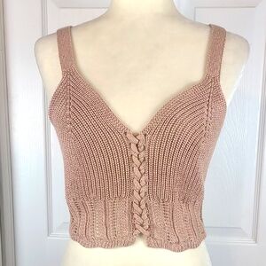 Jolie & Joy Crocheted Crop Top